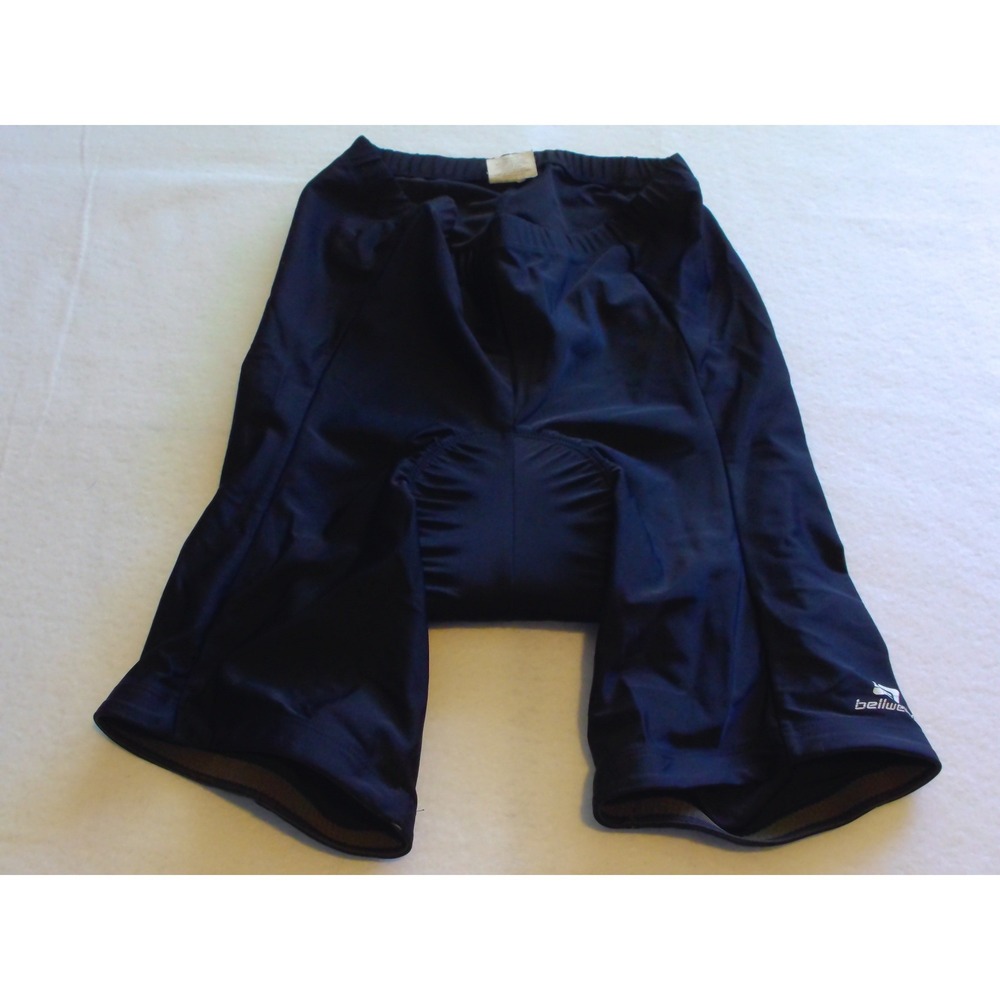 Bellwether Mens Navy Blue Padded Cycling Shorts Size SMALL Chamois Bike Shorts